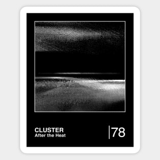 Cluster / Original Minimalist Graphic Artwork Design Magnet